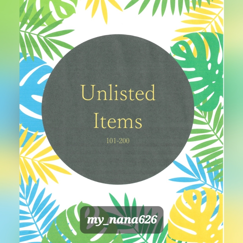 UNLISTED SHOW ITEMS